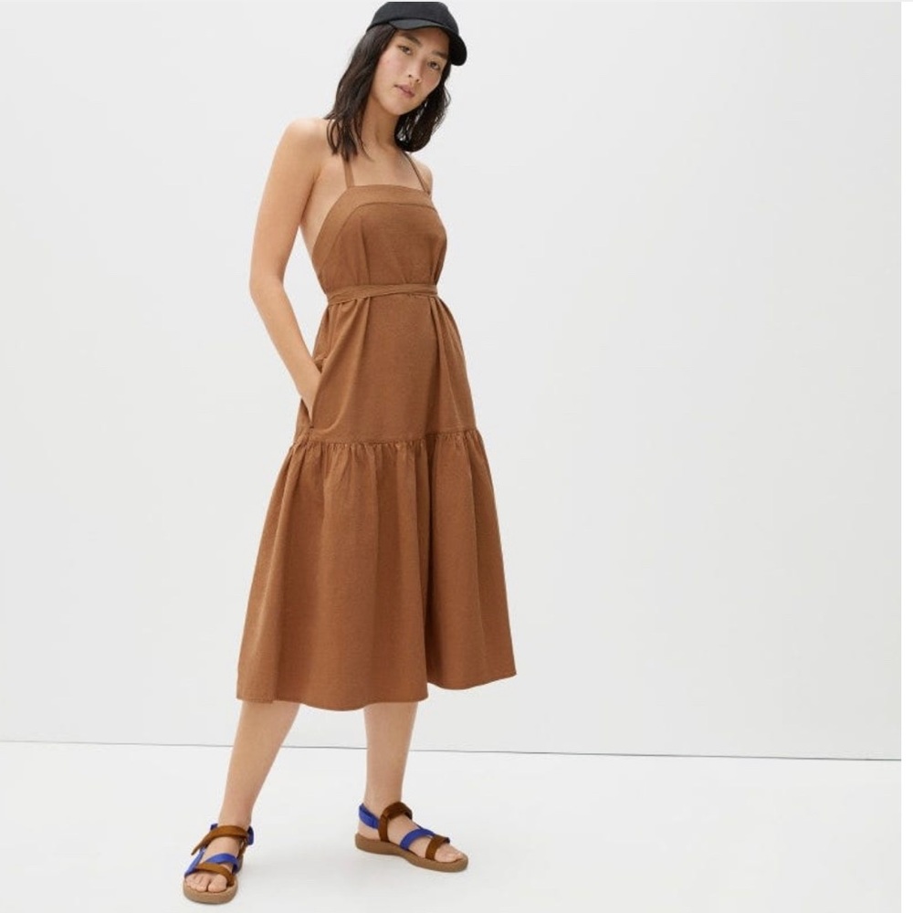 NWT everlane pinafore dress